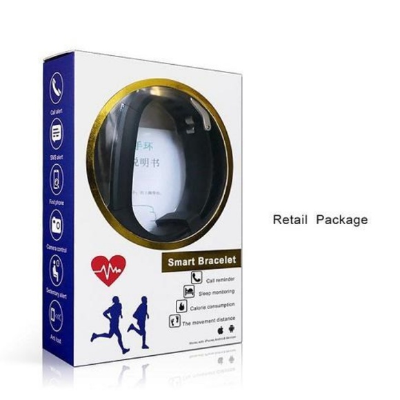 Smart Bracelet,Waterproof Fitness Tracker Heart - Picture 8 of 8